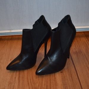 Fierce Black Heeled Boots